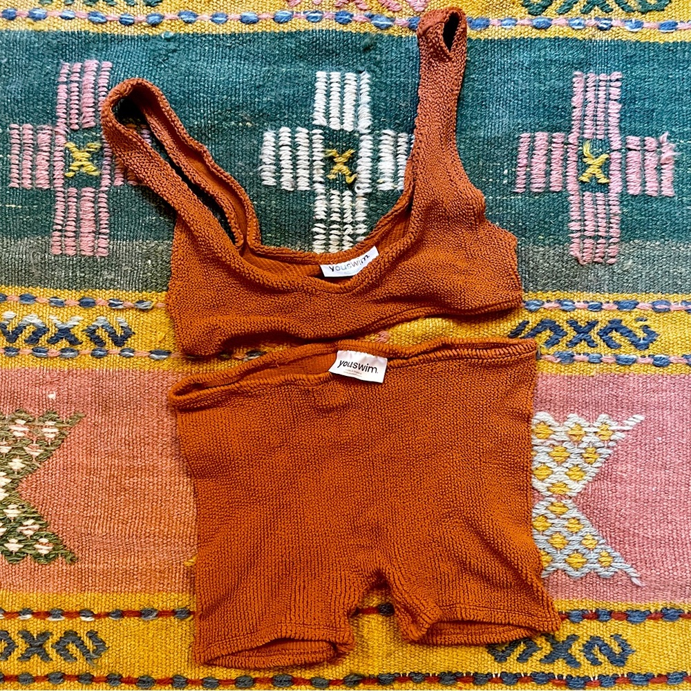 Youswim Eva Short Two Piece - Rust - One Size (discontinued color)